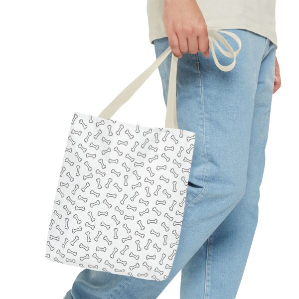 Cute Dog Bone Pattern Tote Bag - Perfect for Pet Lovers - Image 19