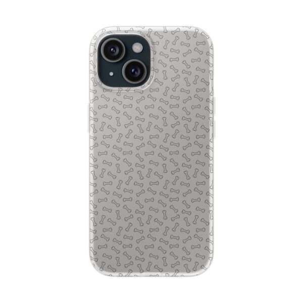 Dog Bone Flexi Case - Cute Phone Cover for Pet Lovers - Image 2