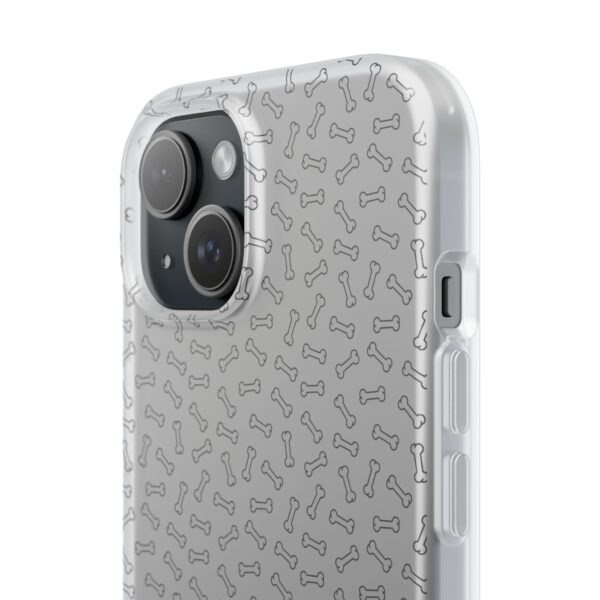 Dog Bone Flexi Case - Cute Phone Cover for Pet Lovers - Image 5