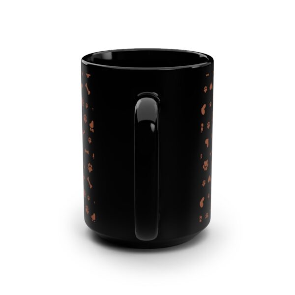 Paw Print Black Mug - 15oz Pet Lover Coffee Cup - Image 6