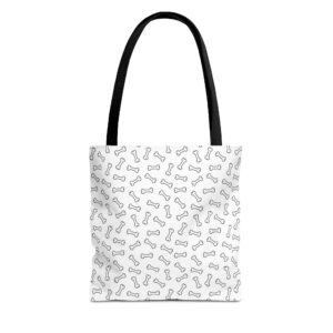 Cute Dog Bone Pattern Tote Bag