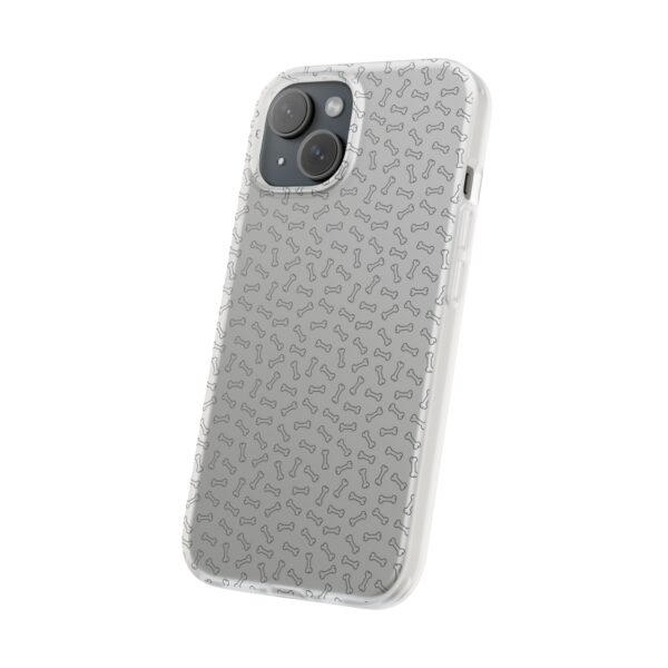 Dog Bone Flexi Case - Cute Phone Cover for Pet Lovers - Image 3