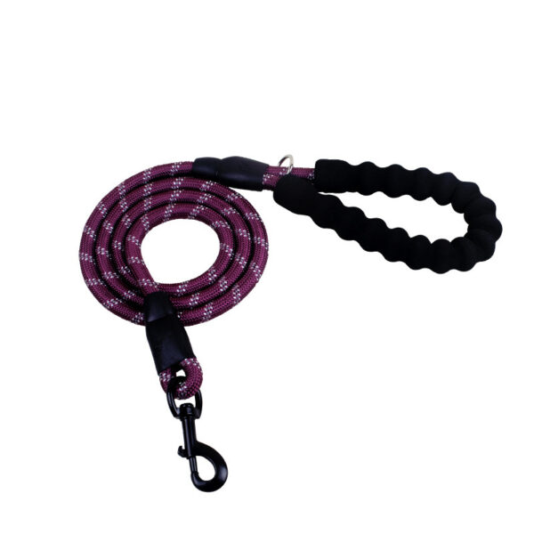 5FT Reflective Dog Leash Nylon Pet Dog Leash Rope For Small Medium Large Dogs - Image 2