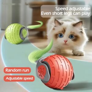 New Interactive Cat Toys Ball Auto Electric Rolling Ball Toys For Cat Kitty Pets