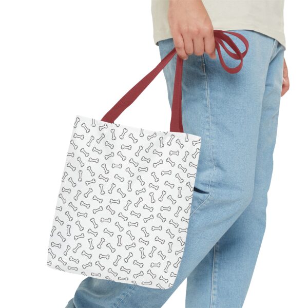 Cute Dog Bone Pattern Tote Bag - Perfect for Pet Lovers - Image 7